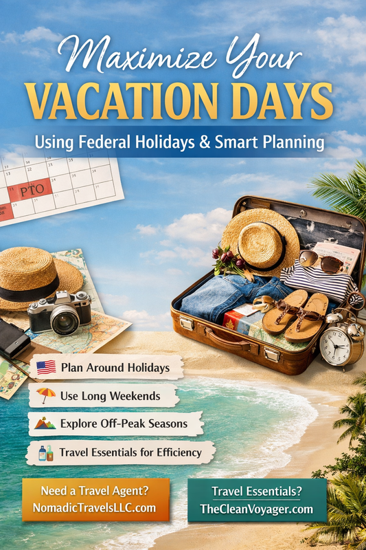 How to Maximize Your Vacation Days Using Federal Holidays, Weekends, and Smart Planning