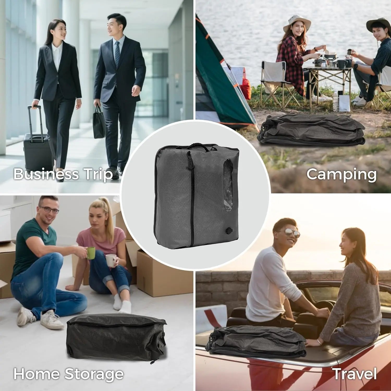 AeroPack Pro™ – Wireless Travel Vacuum Compression Kit