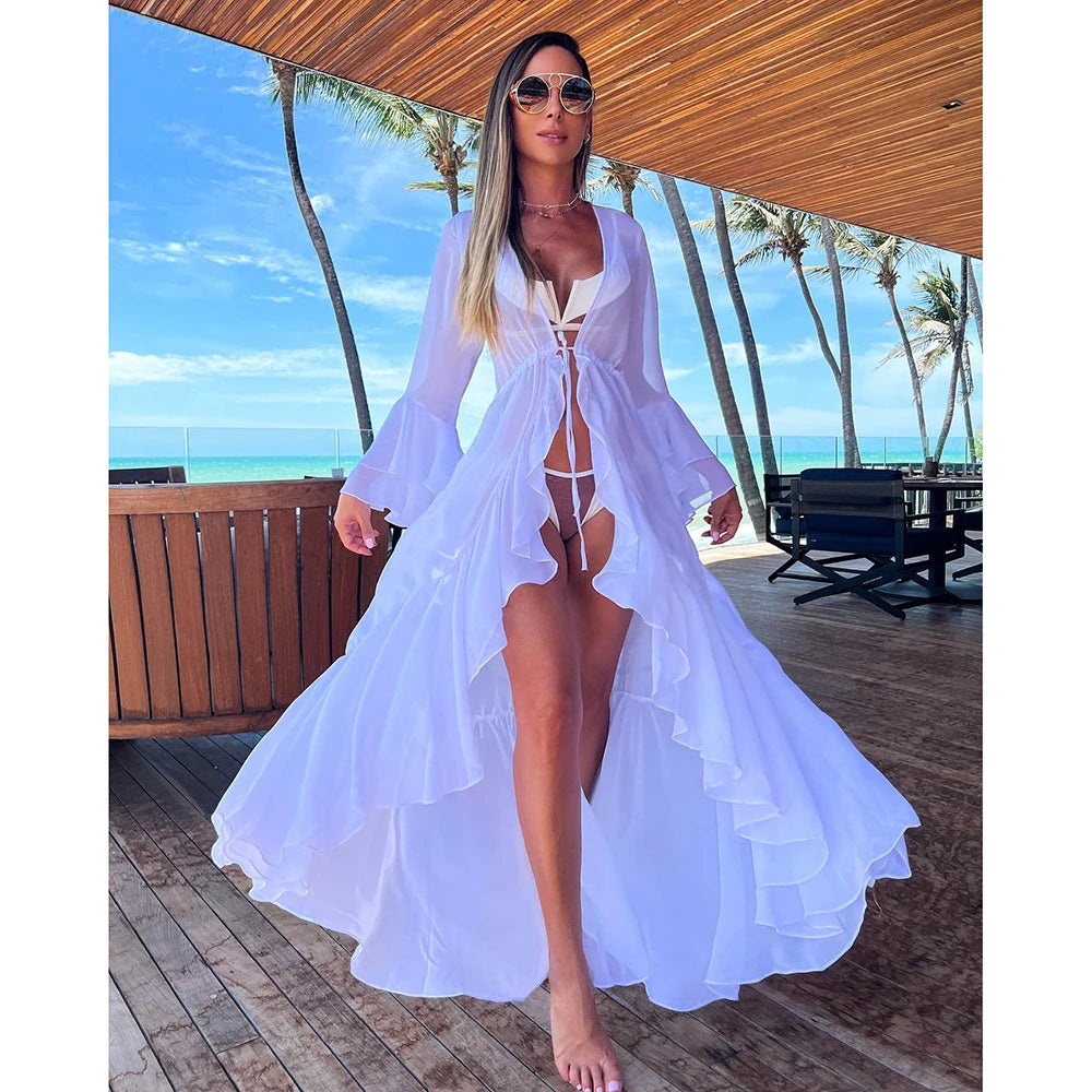 Coastal Cool Kaftan – Luxe Bikini Cover-Up