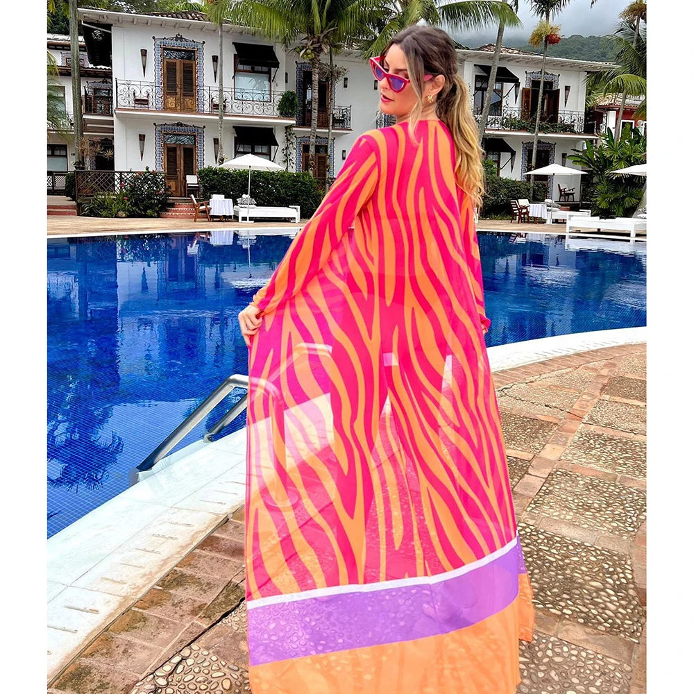 Coastal Cool Kaftan – Luxe Bikini Cover-Up