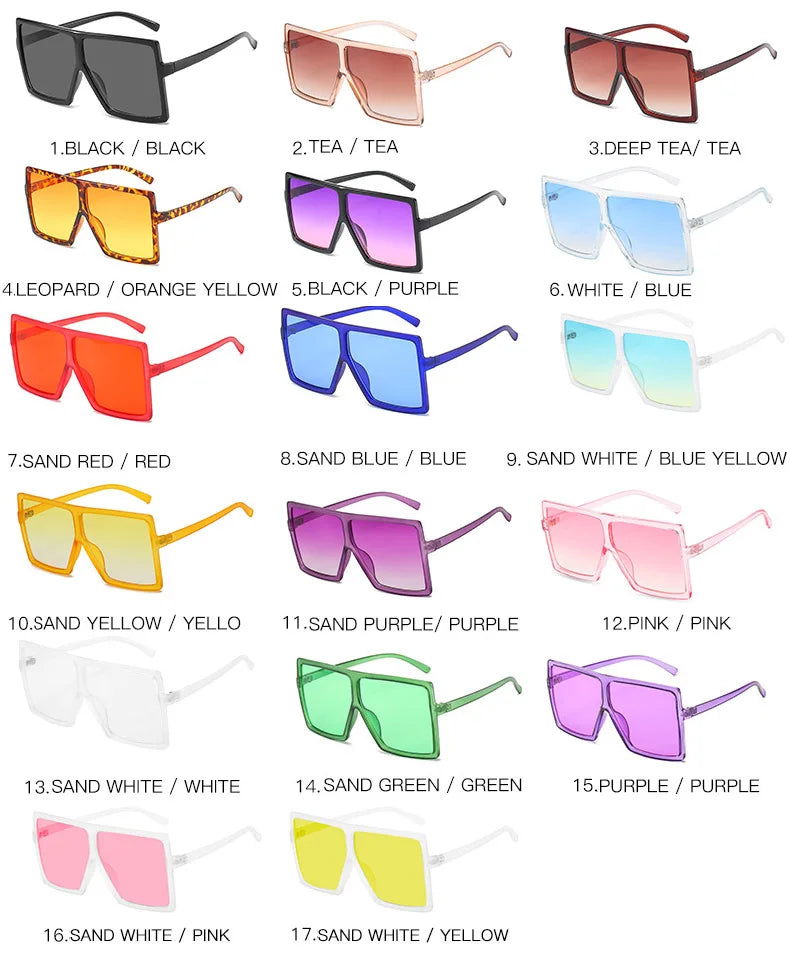 JetSet Blocks – Oversized Square UV Shades