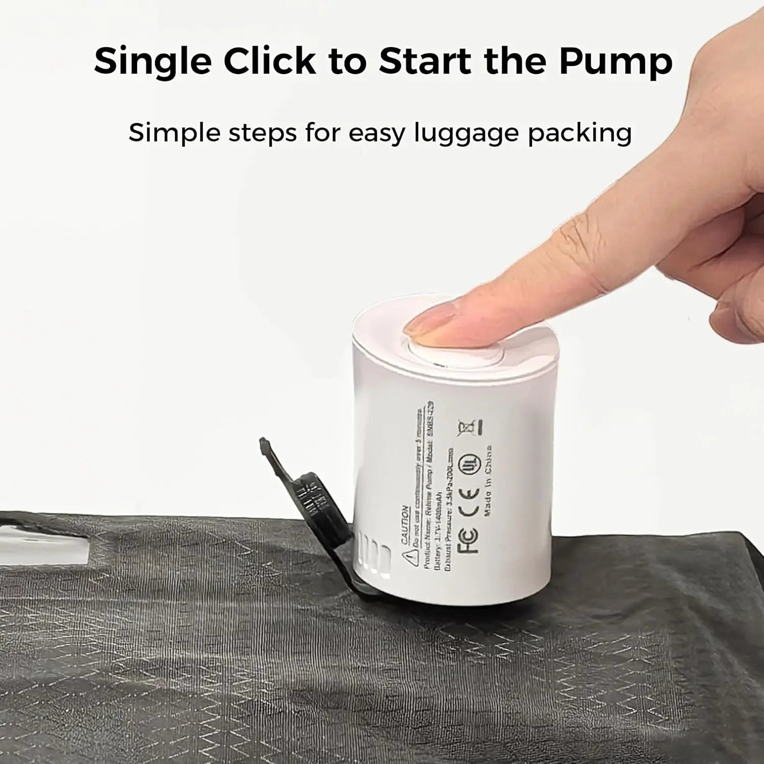 AeroPack Pro™ – Wireless Travel Vacuum Compression Kit