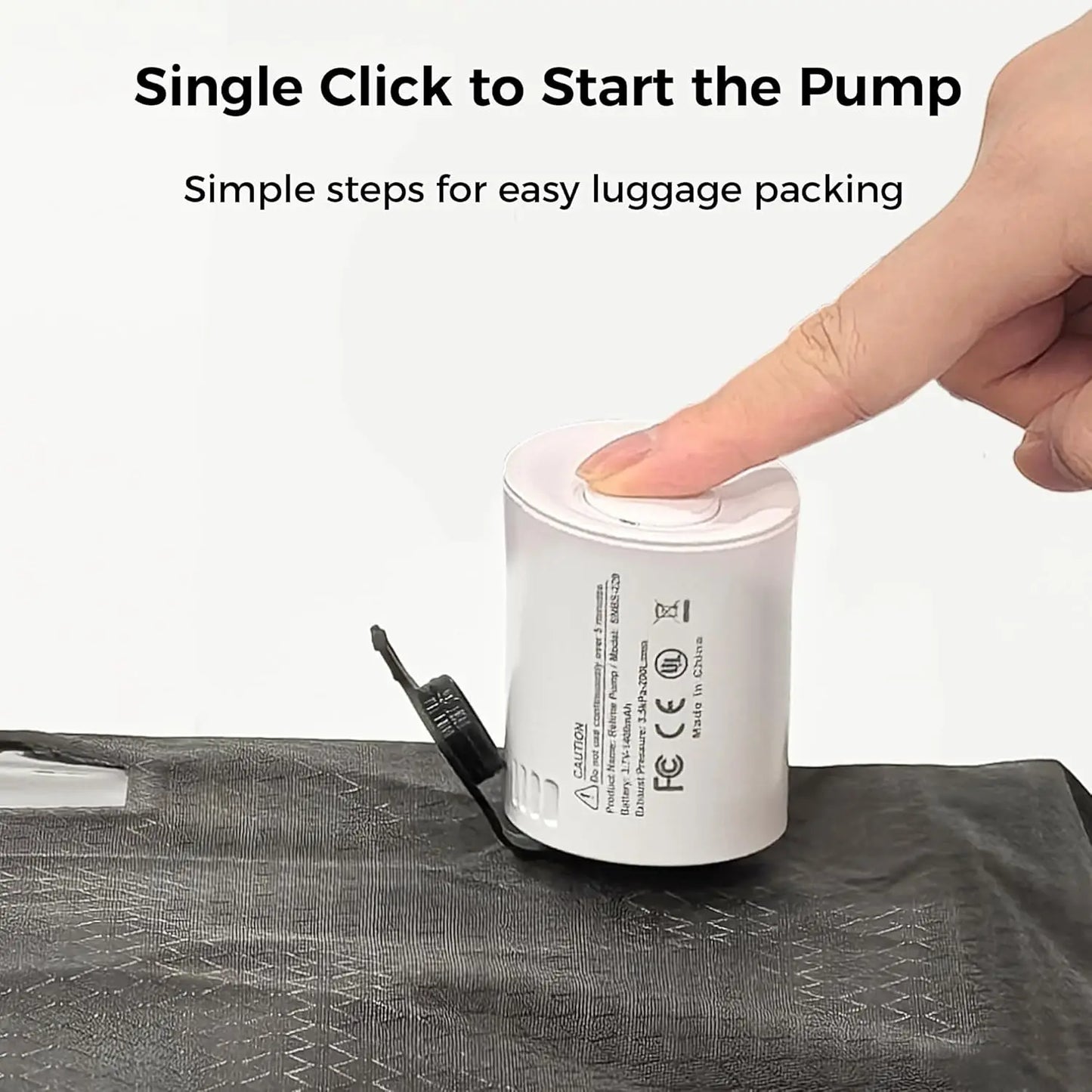AeroPack Pro™ – Wireless Travel Vacuum Compression Kit