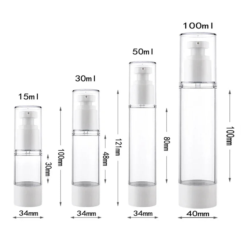 AirShield Airless Travel Bottles
