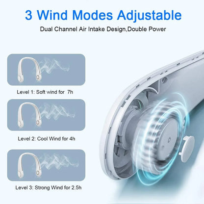 BreezeHalo™ Bladeless Travel Neck Fan