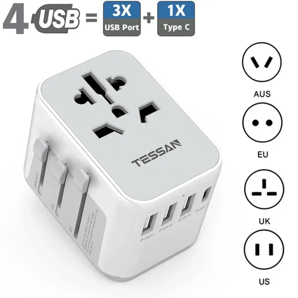 GlobeConnect Universal Travel Adapter