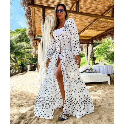 Coastal Cool Kaftan – Luxe Bikini Cover-Up