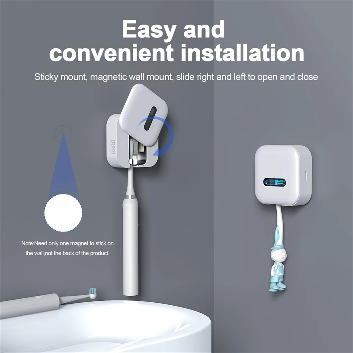 GlamGuard UV Toothbrush Vault