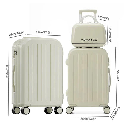JetLux PowerTrek Carry Set (Smart Luggage with USB & TSA Lock)