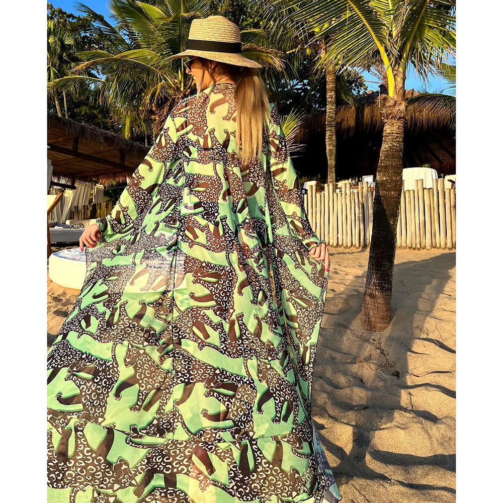 Coastal Cool Kaftan – Luxe Bikini Cover-Up