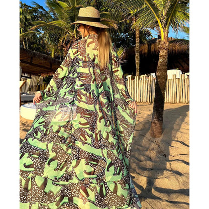 Coastal Cool Kaftan – Luxe Bikini Cover-Up