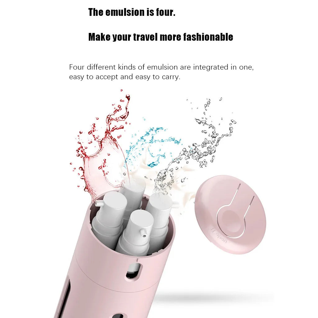 4-in-1 Travel Dispenser Bottles