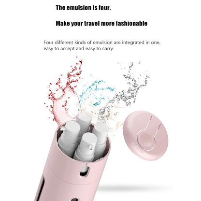 4-in-1 Travel Dispenser Bottles