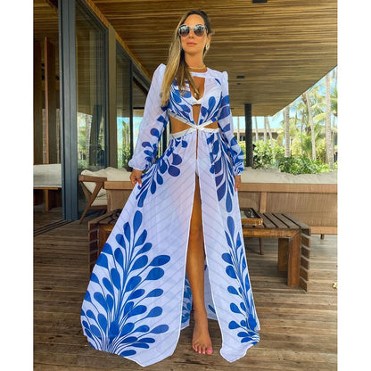 Coastal Cool Kaftan – Luxe Bikini Cover-Up